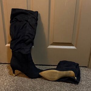 Apt. 9 Black Over the Knee Boots